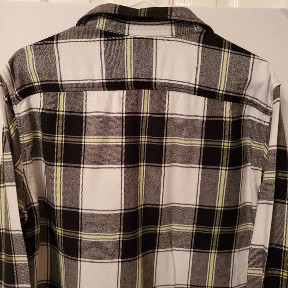 American Eagle classic fit, flannel long sleeve men shirt 100% cotton. - Picture 5 of 11